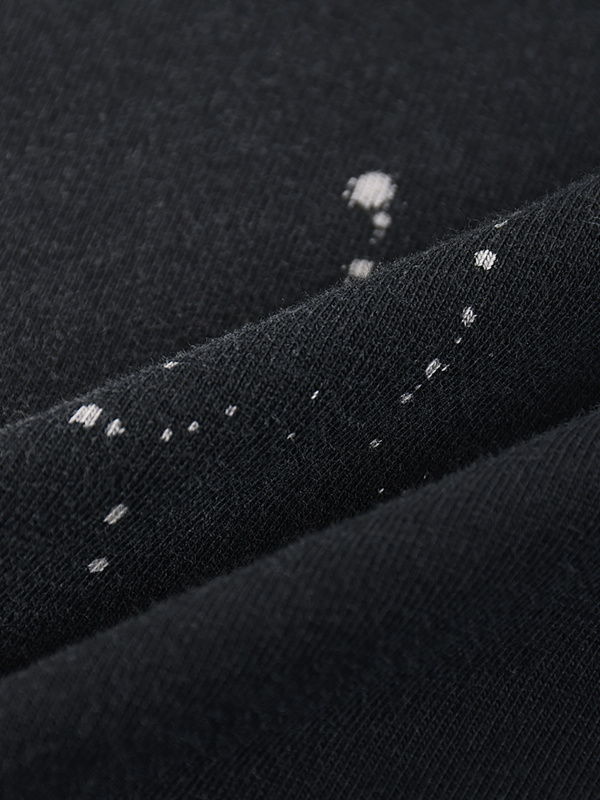 Hand-Frayed Sunfade Paint Splatter T-Shirt